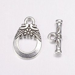 Tibetan Style Alloy Toggle Clasps&nbsp;X-AC2014