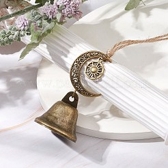 Iron Bell Pendant Decoration&nbsp;HJEW-JM02236