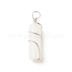 Natural White Jade Pendants&nbsp;PALLOY-JF01575-11