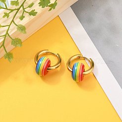 304 Stainless Steel Huggie Hoop Earrings&nbsp;EJEW-JE04321