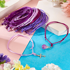 40Pcs 4 Colors Adjustable Nylon Cord Bracelets Making&nbsp;BJEW-TA00673