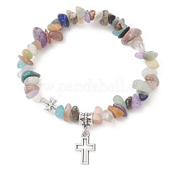 Alloy Cross Charm Bracelets&nbsp;BJEW-JB13307