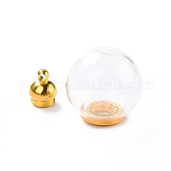 Glass Bottle Pendants&nbsp;GLAA-K056-10D-G