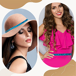 2Pcs 2 Colors Plastic & Polyester Paillette Beads&nbsp;OCOR-CY0002-10B