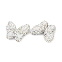 Handmade Polymer Clay Rhinestone Beads&nbsp;CLAY-NH0001-11A