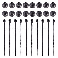 20Pcs PVC Plastic Cable Cord Organizer&nbsp;AJEW-TA0002-51A