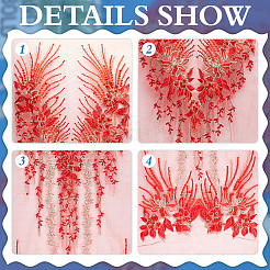 Polyester Embroidery Sew on Appliques&nbsp;DIY-WH0656-37B