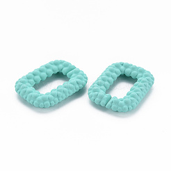Opaque Spray Painted Acrylic Quick Link Connectors&nbsp;MACR-Q244-007G
