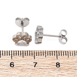 Tarnish Resistant 304 Stainless Steel Stud Earrings&nbsp;X-EJEW-F227-14P