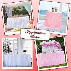 Polyester Table Skirt&nbsp;AJEW-WH20022-20H