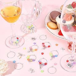 DIY Wine Glass Charm Making Kits&nbsp;DIY-BM0001-23