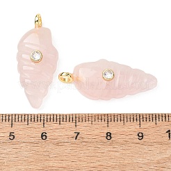 Natural Rose Quartz Carved Pendants&nbsp;G-H357-04G-01