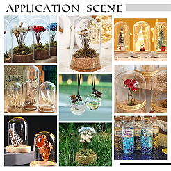 10Pcs 5 Style Iridescent Glass Dome Cover&nbsp;AJEW-PH0004-88
