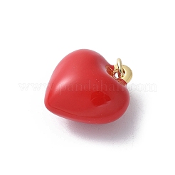 Brass Enamel Pendants&nbsp;KK-D336-08G-01