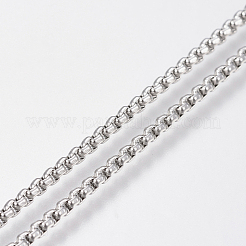 Tarnish Resistant Adjustable 304 Stainless Steel Lariat Necklaces&nbsp;NJEW-H484-01P