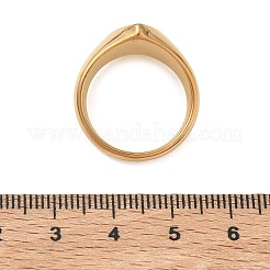 304 Stainless Steel Finger Rings for Women&nbsp;RJEW-B164-02G
