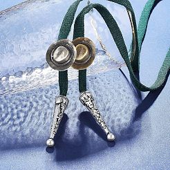 DIY Bolo Tie End Finding Making Finding Kit&nbsp;FIND-NB0002-07