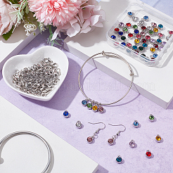 DIY Birthstone Pendant Making Kits&nbsp;DIY-UN0007-61