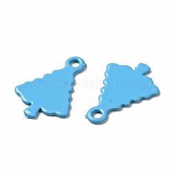 Spray Painted 201 Stainless Steel Charms&nbsp;STAS-G304-28B