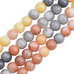 Crackle Glass Beads Strands&nbsp;GLAA-N046-004A-M