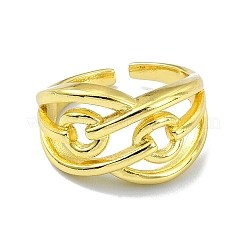 Brass Open Cuff Ring&nbsp;RJEW-B051-13G