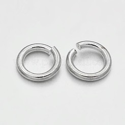 Brass Open Jump Rings&nbsp;X-KK-E647-17S-5mm