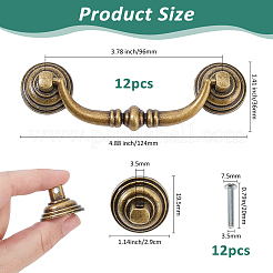 Zinc Alloy Drawer Pull Handles&nbsp;AJEW-WH0816-339ABP