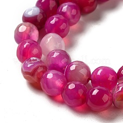 Natural Striped Agate/Banded Agate Beads&nbsp;AGAT-8D-2