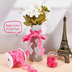9 Yards Polyester Wavy Fringe Trim Ribbon&nbsp;OCOR-XCP0002-96