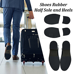 2 Pair 2 Styles Skid Rubber Shoes Bottom&nbsp;FIND-GA0003-82
