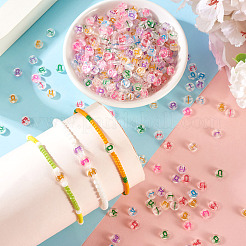 500Pcs 5 Styles Transparent Clear Acrylic Beads&nbsp;MACR-TA0002-23