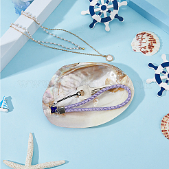 Natural Shell Jewelry Plates&nbsp;DJEW-WH0058-08
