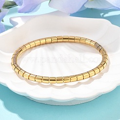 Texture 304 Stainless Steel Bangles for Women&nbsp;BJEW-Z092-14G