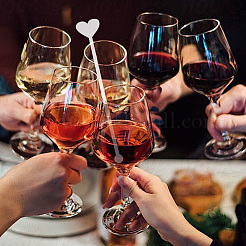 30Pcs 3 Style Transparent Acrylic Stirring Rods&nbsp;TACR-NB0001-30B