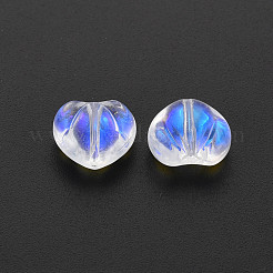 Electroplate Transparent Glass Beads&nbsp;GLAA-T022-24-B01