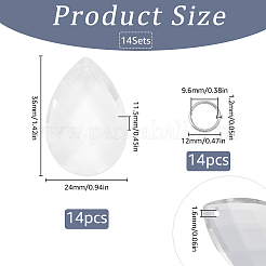 DIY Teardrop Suncatcher Making Finding Kits&nbsp;DIY-SP0001-28