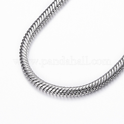 Non-Tarnish 304 Stainless Steel Snake Chain Bracelets&nbsp;X-BJEW-H491-01P