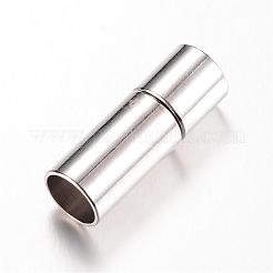 Tube Brass Bayonet Clasps&nbsp;KK-T005-02P
