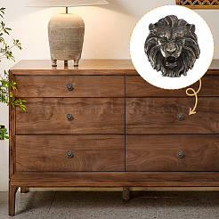 Lion Alloy Drawer Pull Handles&nbsp;LS-FIND-WH0816-038AB