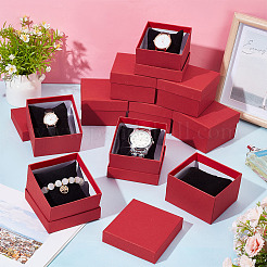 Square Cardboard Watch Storage Boxes&nbsp;CON-WH0104-05A