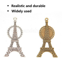 DIY Blank Eiffel Tower Pendant Making Kit&nbsp;DIY-GO0001-69
