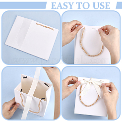 Blank Paper Gift Tote Bags&nbsp;ABAG-WH0040-19