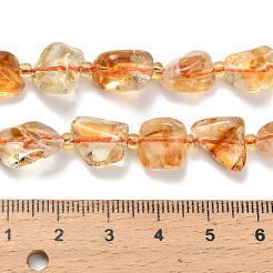 Heated Natural Citrine Beads Strands&nbsp;G-L634-A02-02