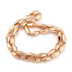 Electroplated Synthetic Magnetic Hematite Beads Strands&nbsp;G-Z032-A01-01RG