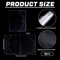 Rectangle A5 PVC Book Covers&nbsp;OFST-WH0050-012