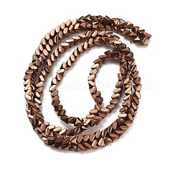 Synthetic Non-magnetic Hematite Beads Strands&nbsp;G-P545-J01-01A