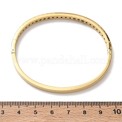 304 Stainless Steel & Rhinestone Hinged Bangles for Women&nbsp;BJEW-Z178-09G