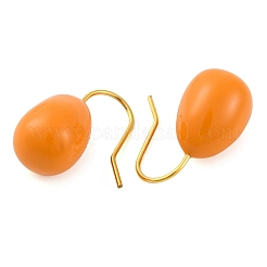 304 Stainless Steel Enamel Teardrop Dangle Earrings for Women&nbsp;EJEW-U023-01G-02