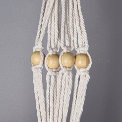 Cotton Rope Hanging Planters&nbsp;LS-AJEW-WH0112-07