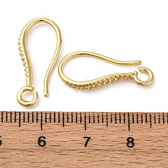 Brass Earring Hooks&nbsp;KK-D378-01G